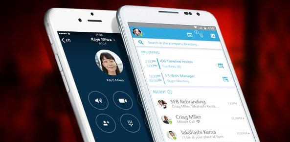 skype for business mobile app on phone