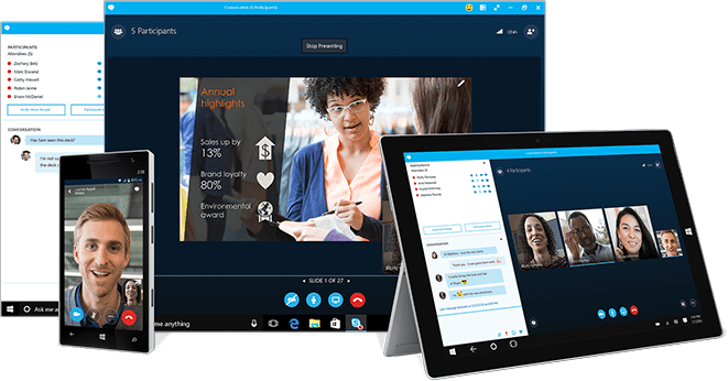 telecommuting with Skype for Business