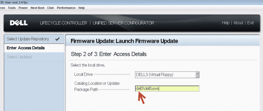 Dell Firmware Update Error SUP530