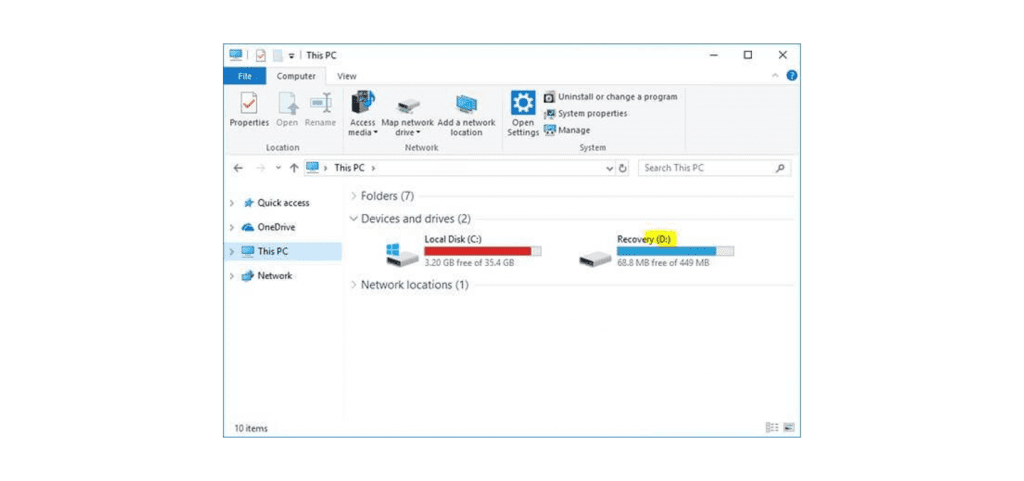 Assigned Drive Letter Added for Cumulative Windows 10 Update