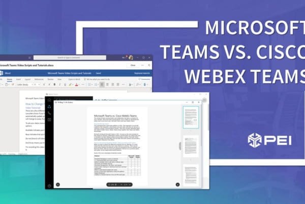 Comparing Microsoft Teams vs. Cisco WebEx Teams