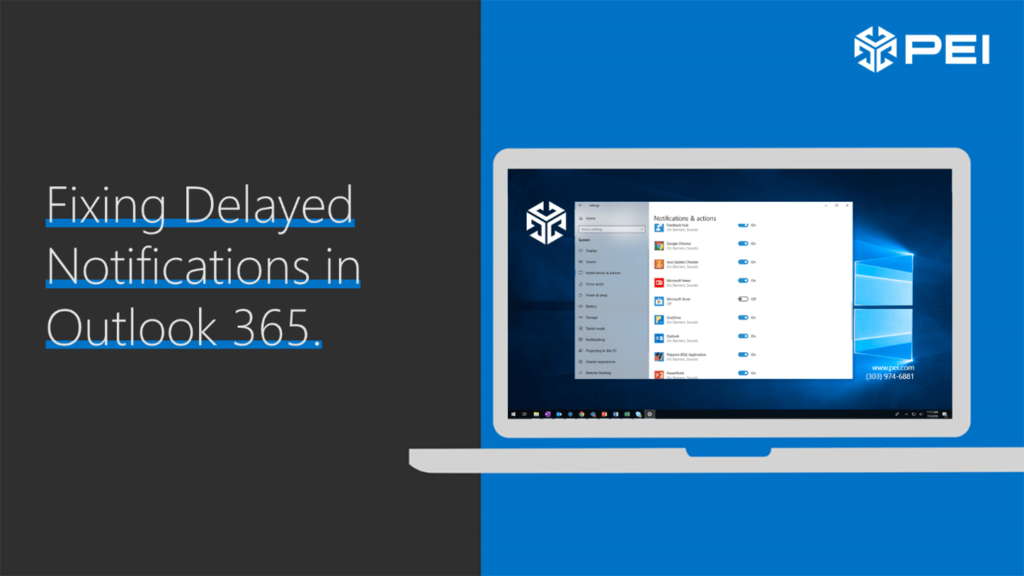 Outlook Notifications Delayed and how to fix