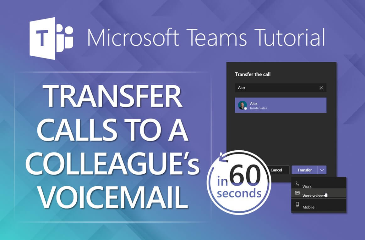 Transfer Call Directly to Voicemail in Microsoft Teams