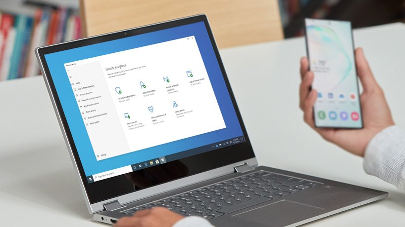 Person Using Microsoft Windows