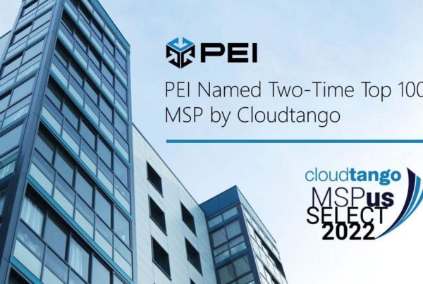 PEI Named Two-Time Top 100 MSP by Cloudtango