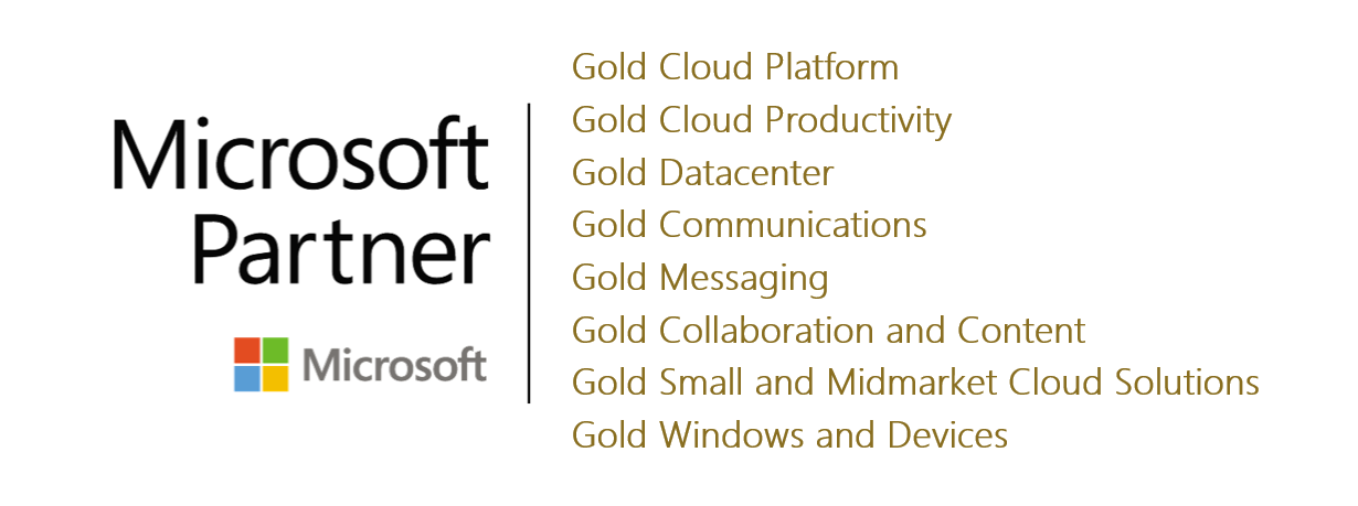 PEI holds eight Microsoft Gold competencies.